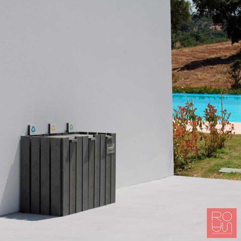 Papereres de Reciclatge Modulars de Plàstic Reciclat Ecopunt